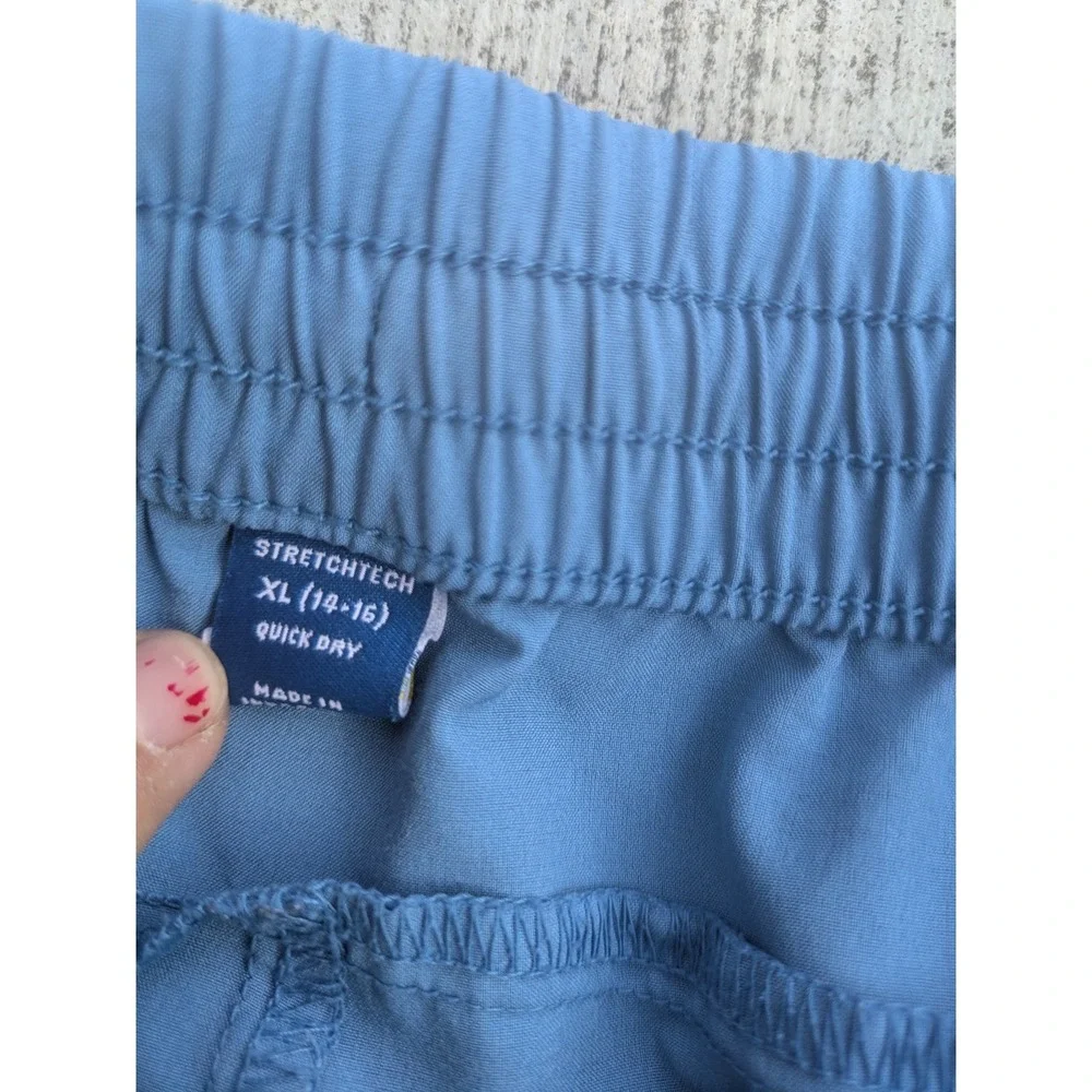 Old Navy Shorts Boy's XL Blue Gray StretchTech Quick Dry Athletic 2-Pack